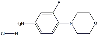 BenzenaMine, 3-fluoro-4-(4-Morpholinyl)-, hydrochloride|3-氟-4-(4-吗啉基)-苯胺(盐酸盐)
