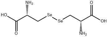 3,3'-ジセレノビス[(S)-2-アミノプロパン酸] 化学構造式