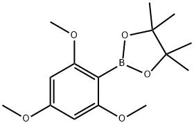 2,4,6-三甲氧基苯硼酸频哪醇酯 结构式
