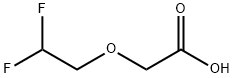 (2,2-Difluoroethoxy)acetic Acid Struktur