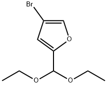 4-BroMo-2-diethoxyMethyl-furan Struktur