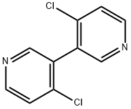 4,4'-二氯-3,3'-联吡啶,27353-36-2,结构式
