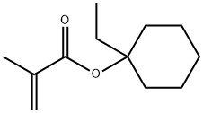 1-Ethylcyclohexyl methacrylate Struktur