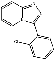 3-(2-クロロフェニル)-1,2,4-トリアゾロ[4,3-a]ピリジン 化学構造式