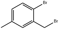 1-bromo-2-(bromomethyl)-4-methylbenzene 化学構造式