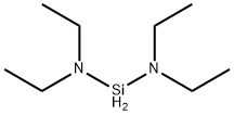 Bis(diethylamino)silane Structure