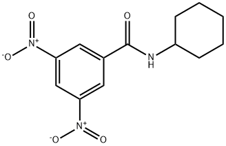 N-环己基-3,5-二硝基苯甲酰胺 结构式