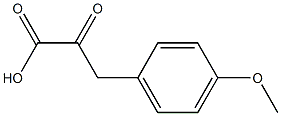 Benzenepropanoic acid, 4-Methoxy-.alpha.-oxo- 化学構造式