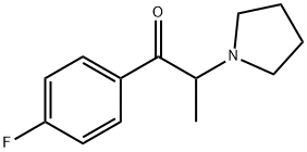 1-(4-fluorophenyl)-2-(pyrrolidin-1-yl) propan-1-one Struktur