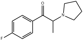 1-(4-fluorophenyl)-2-(pyrrolidin-1-yl) propan-1-one Structure