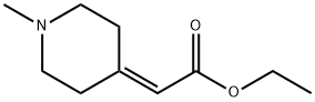 2-(1-Methyl-4-piperidinylidene)acetic Acid Ethyl Ester Struktur