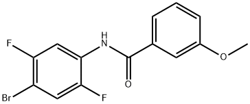 286366-73-2 N-(4-溴-2,5-二氟苯基)-3-甲氧基苯甲酰胺