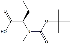 N-Boc-(R)-2-(MethylaMino)butyric acid Structure