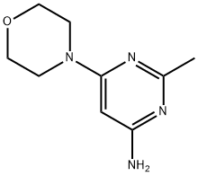 2-甲基-6-N-吗啉基嘧啶-4-胺 结构式