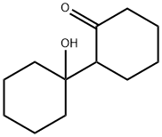 2-(1-ヒドロキシシクロヘキシル)シクロヘキサノン 化学構造式