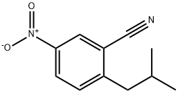 2-Isobutyl-5-nitrobenzonitrile Structure