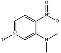 4-硝基-3-二氨基吡啶-N-氧化物 结构式