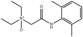 lignocaine N-oxide 化学構造式