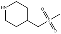 4-[(甲基磺酰基)甲基]哌啶盐酸盐 结构式