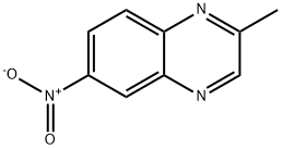 2-甲基-6-硝基喹喔啉 结构式