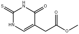 5-MethyoxycarbonylMethyl 2-thiouracil Struktur