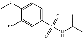 3-broMo-N-isopropyl-4-MethoxybenzenesulfonaMide Structure