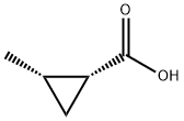 (1R,2S)-2-甲基环丙烷羧酸, 29667-48-9, 结构式