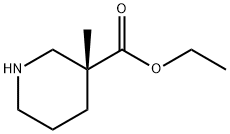 (R)-3-甲基哌啶-3-羧酸乙酯, 297172-01-1, 结构式