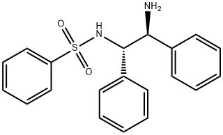 N-[(1S,2S)-2-氨基-1,2-二苯基乙基]苯亚磺酰胺 结构式