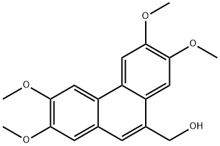 2,3,6,7-TetraMethoxy-9-phenanthreneMethanol Struktur