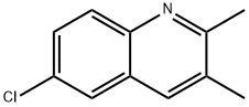 6-氯-2,3-二甲基喹啉 结构式