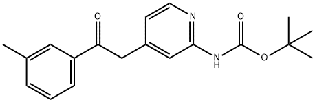 tert-butyl (4-(2-oxo-2-(M-tolyl)ethyl)pyridin-2-yl)carbaMate