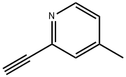 2-乙炔-4-甲基吡啶, 30413-54-8, 结构式