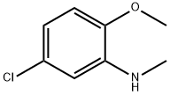 5-氯-2-甲氧基-N-甲基苯胺, 30427-11-3, 结构式