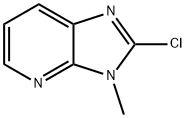 2-氯-3-甲基-3H-咪唑并[4,5-B]吡啶, 30458-68-5, 结构式