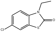 6-氯-3-乙基苯并[D]噻唑-2(3H)-酮, 30459-51-9, 结构式