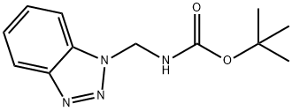 tert-butyl (1H-benzo[d][1,2,3]triazol-1-yl)MethylcarbaMate Struktur