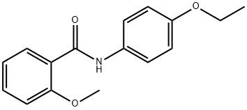 N-(4-ethoxyphenyl)-2-methoxybenzamide 化学構造式