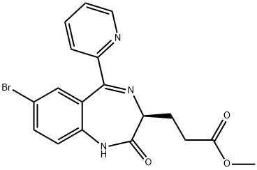 (3S)-7-溴-2,3-二氢-2-氧代-5-(2-吡啶基)-1H-1,4-苯并二氮卓-3-丙酸甲酯