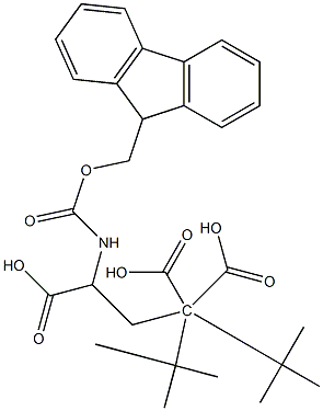 N-Fmoc-γ-carboxyglutamic Acid γ,γ-Di-t-butyl Ester Structure