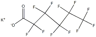 全氟己酸钾, 3109-94-2, 结构式