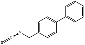 イソチオシアン酸4-フェニルベンジル 化学構造式