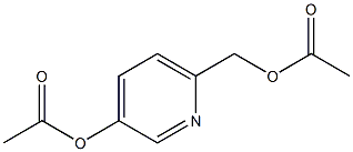6-(AcetoxyMethyl)pyridin-3-yl acetate Structure