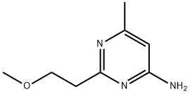 2-(2-Methoxyethyl)-6-MethylpyriMidin-4-aMine Struktur
