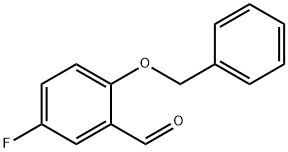 2-(benzyloxy)-5-fluorobenzaldehyde Struktur