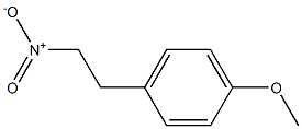 1-Methoxy-4-(2-nitroethyl)benzene 化学構造式