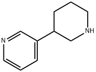 3-piperidin-3-ylpyridine 化学構造式