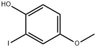2-碘-4-甲氧基苯酚 结构式