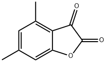 4,6-二甲基苯并呋喃-2,3-二酮 结构式