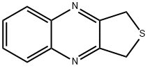 1,3-ジヒドロチエノ[3,4-B]キノキサリン 化学構造式